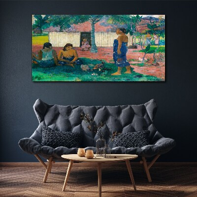Tableau sur toile Détendez-vous dans un jardin tropical