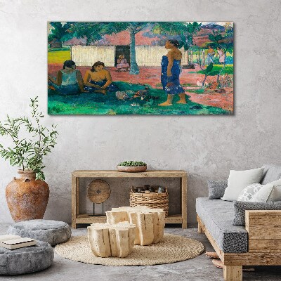 Tableau sur toile Détendez-vous dans un jardin tropical