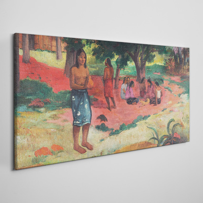 Tableau imprimé sur toile Une scène de la vie à Hawaï