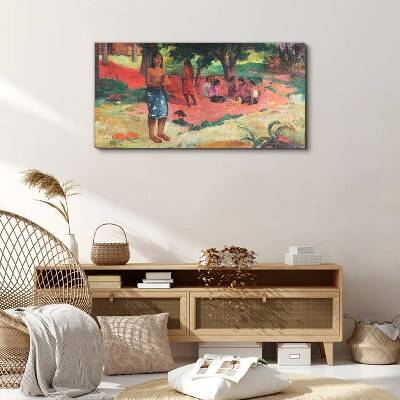 Tableau imprimé sur toile Une scène de la vie à Hawaï
