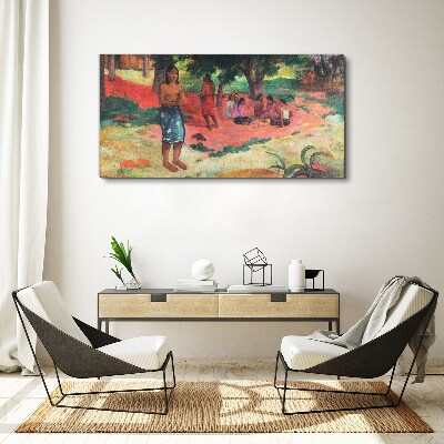 Tableau imprimé sur toile Une scène de la vie à Hawaï