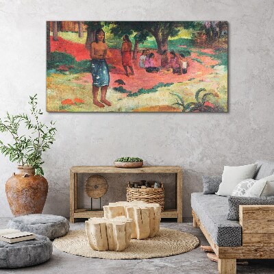 Tableau imprimé sur toile Une scène de la vie à Hawaï
