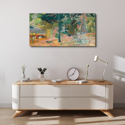 Tableau imprimé sur toile Femmes au bord de l'eau