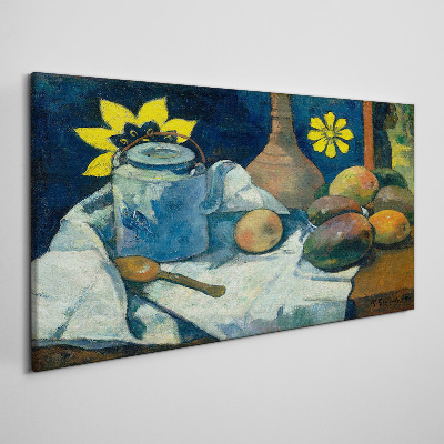 Tableau sur toile Nature morte avec une fleur