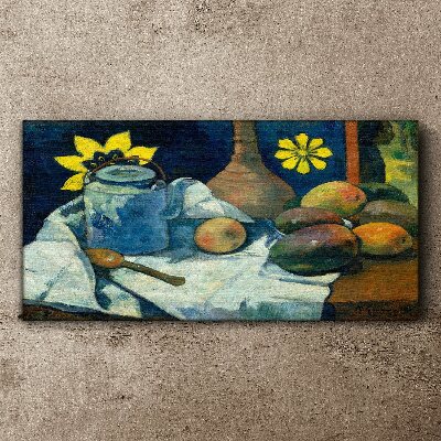 Tableau sur toile Nature morte avec une fleur