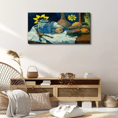 Tableau sur toile Nature morte avec une fleur