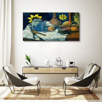 Tableau sur toile Nature morte avec une fleur