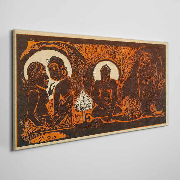 Tableau imprimé sur toile Rencontre au clair de lune