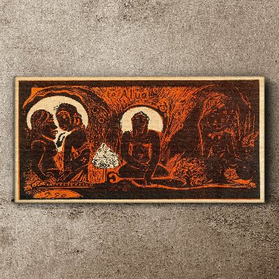 Tableau imprimé sur toile Rencontre au clair de lune