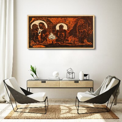 Tableau imprimé sur toile Rencontre au clair de lune