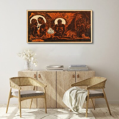 Tableau imprimé sur toile Rencontre au clair de lune