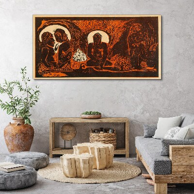 Tableau imprimé sur toile Rencontre au clair de lune