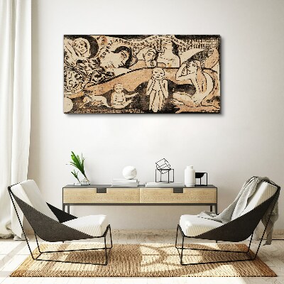 Tableau sur toile Réflexions sur l'existence humaine