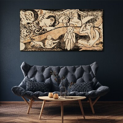 Tableau sur toile Réflexions sur l'existence humaine