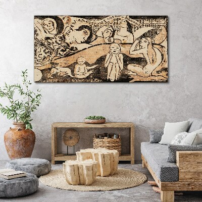 Tableau sur toile Réflexions sur l'existence humaine