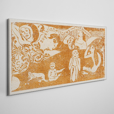 Tableau imprimé sur toile Réflexions sur l'existence humaine