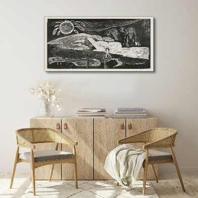 Tableau toile imprimée Te Po - Ralph Hotere