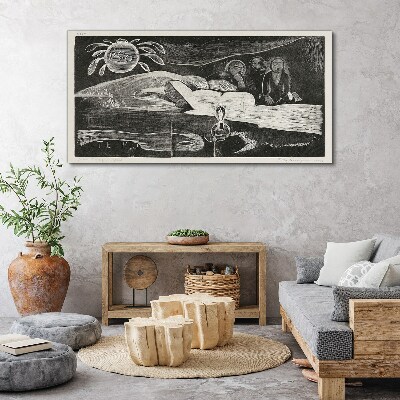 Tableau toile imprimée Te Po - Ralph Hotere