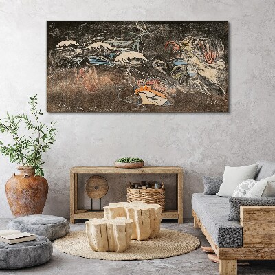 Tableau imprimé sur toile Le fleuve de la vie et de la transformation