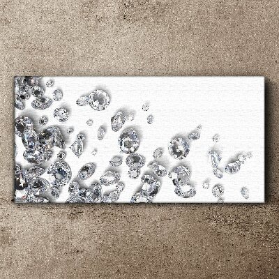 Tableau sur toile Pluie de cristaux scintillants