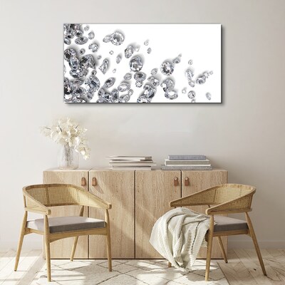 Tableau sur toile Pluie de cristaux scintillants