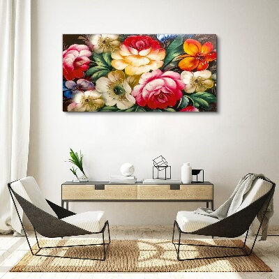 Tableau imprimé sur toile Festival des fleurs et des couleurs