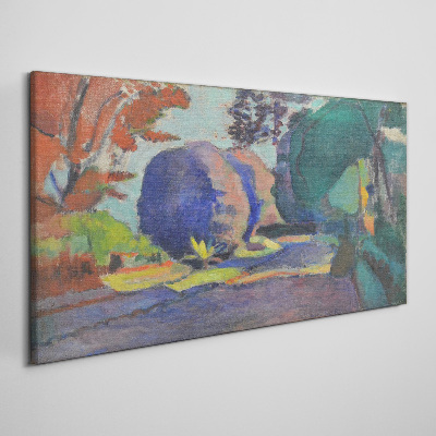 Tableau toile imprimée Jardin du Luxembourg par Henri Matisse