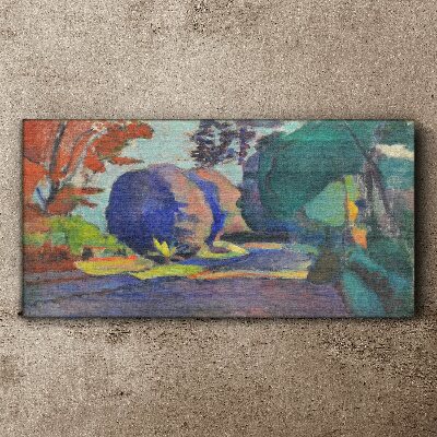 Tableau toile imprimée Jardin du Luxembourg par Henri Matisse