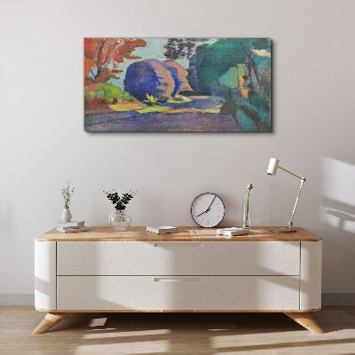 Tableau toile imprimée Jardin du Luxembourg par Henri Matisse