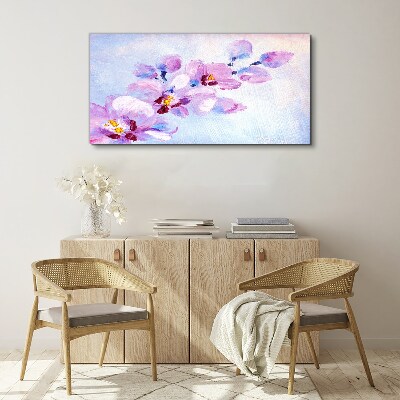 Tableau toile imprimée Un rêve floral aux tons pastel