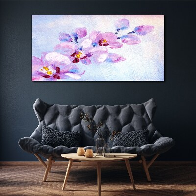 Tableau toile imprimée Un rêve floral aux tons pastel
