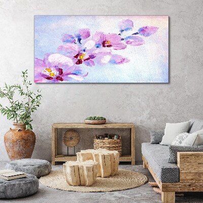 Tableau toile imprimée Un rêve floral aux tons pastel