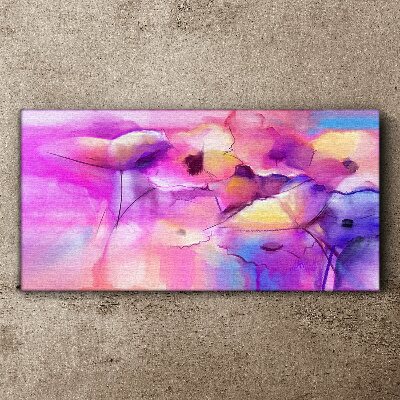 Tableau imprimé sur toile Rêves floraux dans des tons de rose