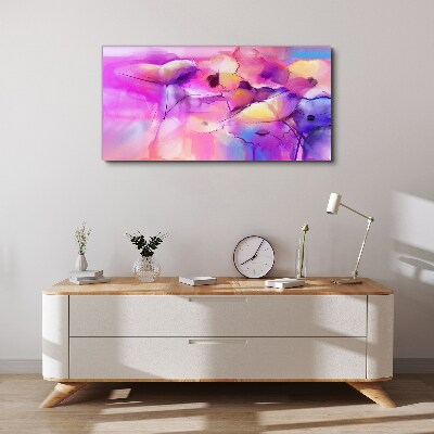 Tableau imprimé sur toile Rêves floraux dans des tons de rose