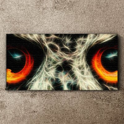 Tableau imprimé sur toile « Yeux de feu et de mystère »
