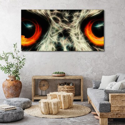 Tableau imprimé sur toile « Yeux de feu et de mystère »