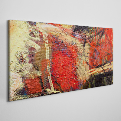 Tableau imprimé sur toile Paysage abstrait aux couleurs intenses