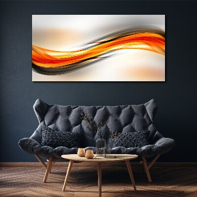 Tableau imprimé sur toile Ondes de couleurs dynamiques