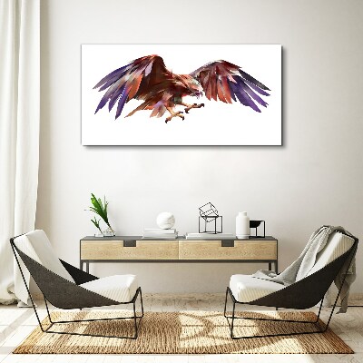 Tableau imprimé sur toile Vol dynamique de l'aigle