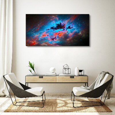 Tableau imprimé sur toile Danse cosmique des couleurs