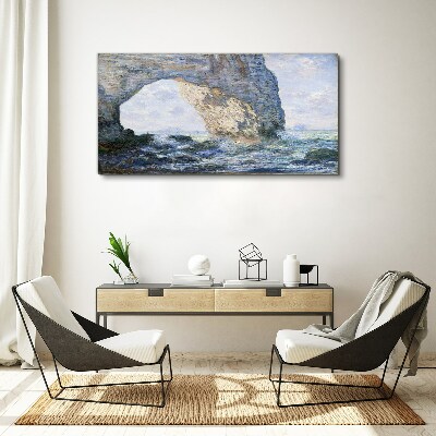 Tableau imprimé sur toile La Manneporte Monet