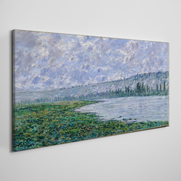 Tableau sur toile La Seine à Vétheuil Monet