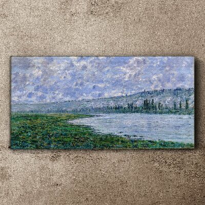 Tableau sur toile La Seine à Vétheuil Monet
