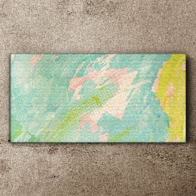 Tableau toile imprimée Composition abstraite aux couleurs pastel