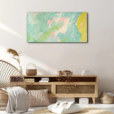 Tableau toile imprimée Composition abstraite aux couleurs pastel