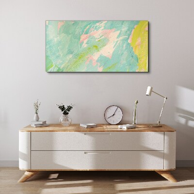 Tableau toile imprimée Composition abstraite aux couleurs pastel