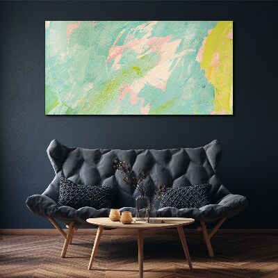 Tableau toile imprimée Composition abstraite aux couleurs pastel