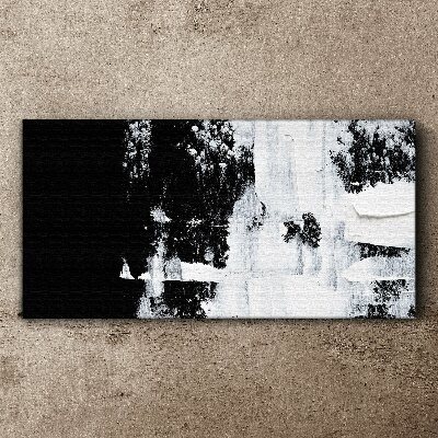 Tableau imprimé sur toile Contraste noir et blanc