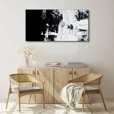 Tableau imprimé sur toile Contraste noir et blanc