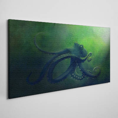 Tableau imprimé sur toile Le monde mystérieux de la pieuvre